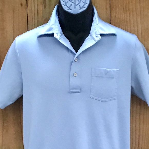 Michael Kors Light Blue Polo Shirt EUC - Picture 5 of 8